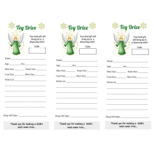 Christmas Holiday Toy Drive Event in A Box